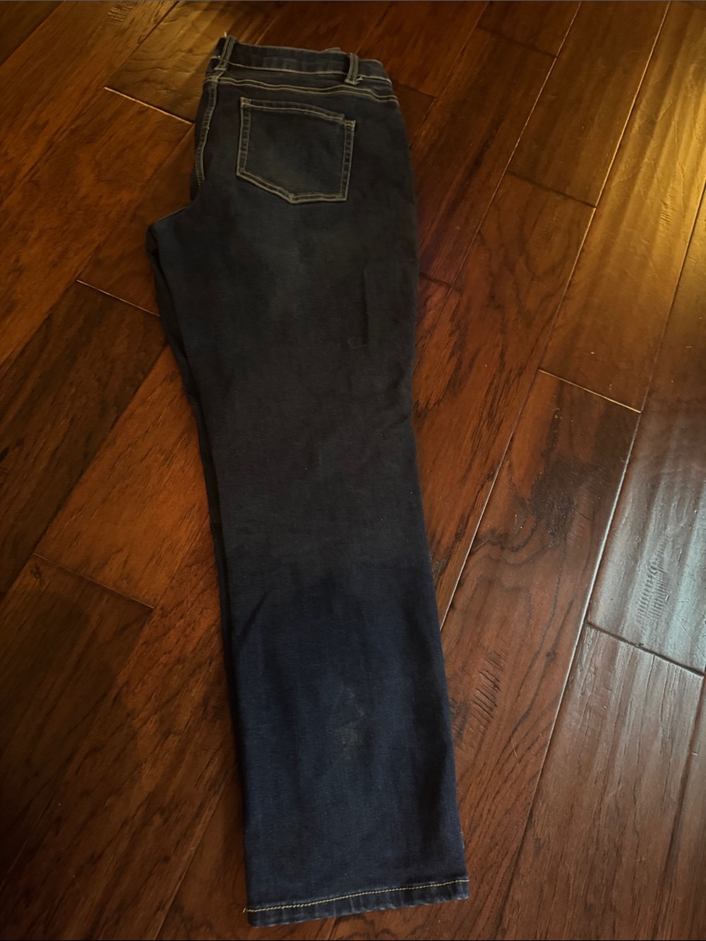 Time and Tru Men's Slim Straight Dark Blue Jeans